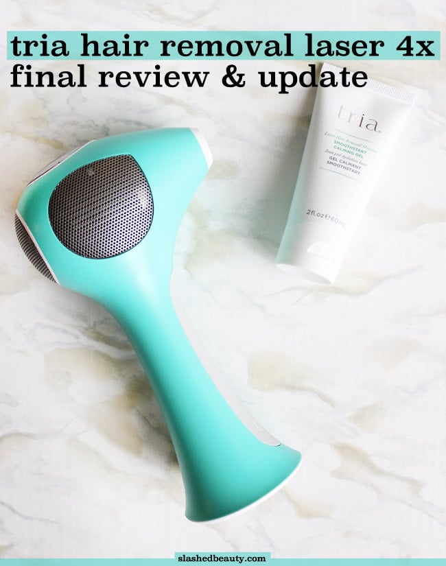 triafinalpin | Slashed Beauty See what my final thoughts are on the Tria Hair Removal Laser 4x after three months of regular treatments | Slashed Beauty