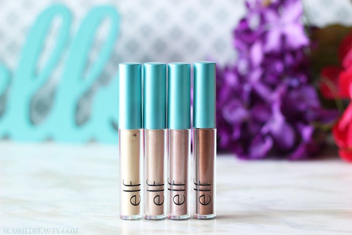 elfmoltenquad | Slashed Beauty If you're loving the metallic trend, check out the new limited edition e.l.f. Aqua Beauty Molten Liquid Eyeshadows before they're gone! | Slashed Beauty