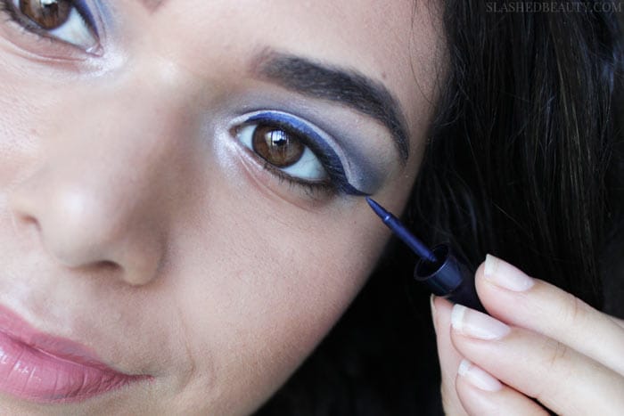 Blue is in season this Fall! Check out these easy ways to add hues of blue to your beauty routine, and how to save during the Sally Beauty Fall Color Under $10 Sale! | Slashed Beauty