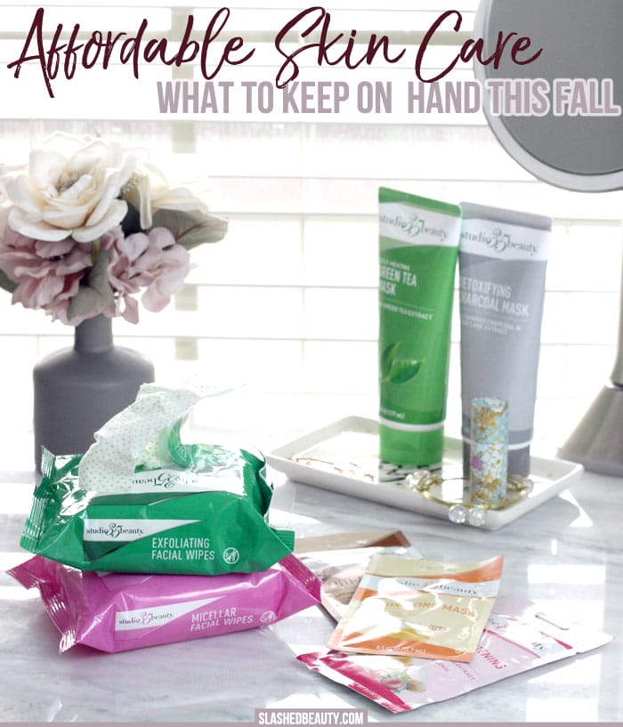 Time to stock up on the affordable everyday essentials for your fall skin care routine! Check out what I'm working in from Studio 35 at Walgreens. | Slashed Beauty