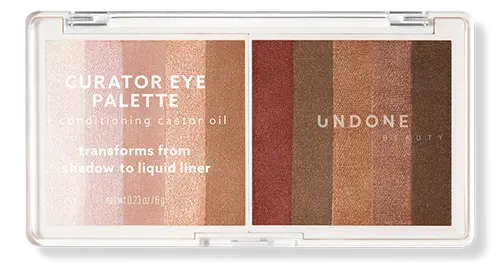 undone-beauty-curator-palette | Slashed Beauty Undone Beauty Curator Wet to Dry Eye Palette - Bare | 7 Best Eyeshadow Palettes for Travel & Under | Slashed Beauty