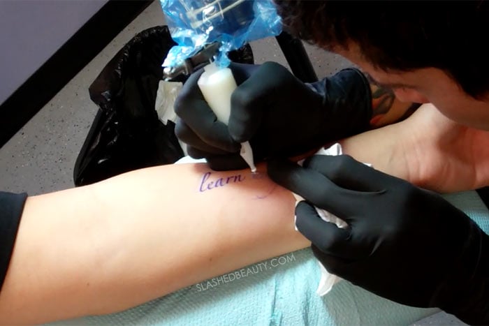 whiteinktattoocarbonstencil | Slashed Beauty