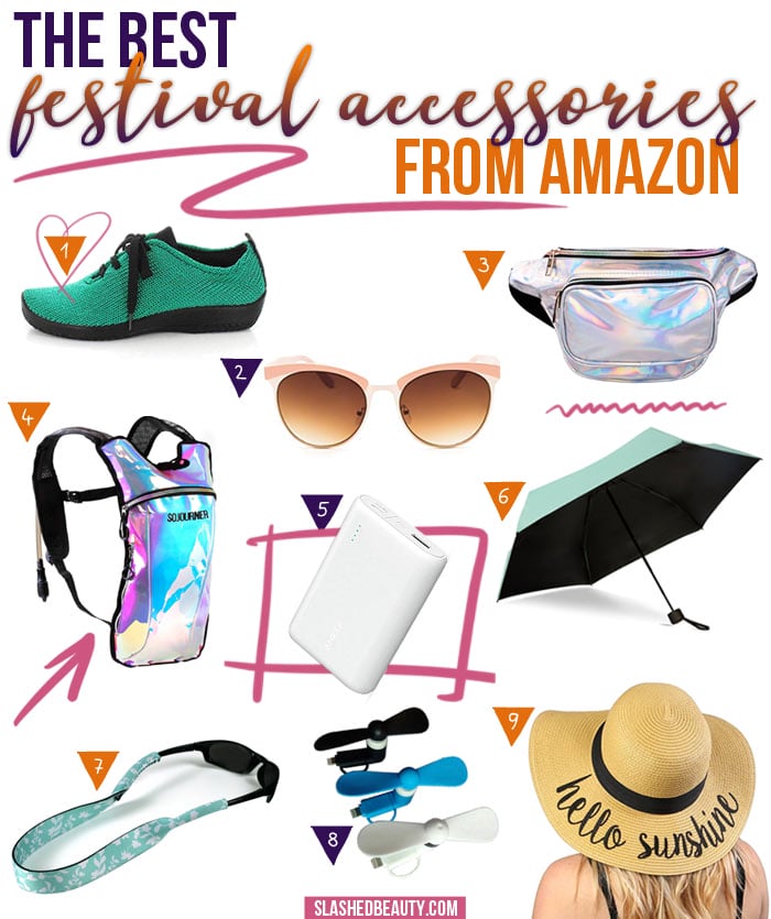 9 of the Best Music Festival Accessories from Amazon | Slashed Beauty