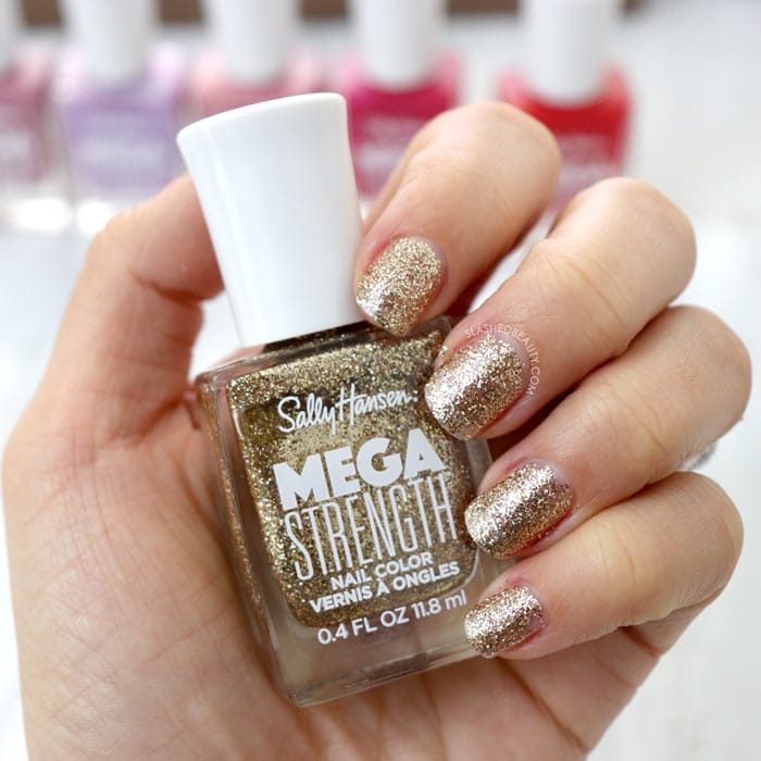 SWATCHES: Sally Hansen Mega Strength Nail Color Review | Slashed