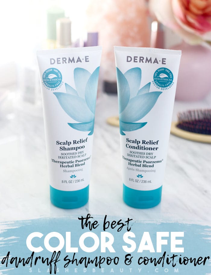 The Best Color Safe Dandruff Shampoo: Derma E Scalp Relief | Slashed Beauty