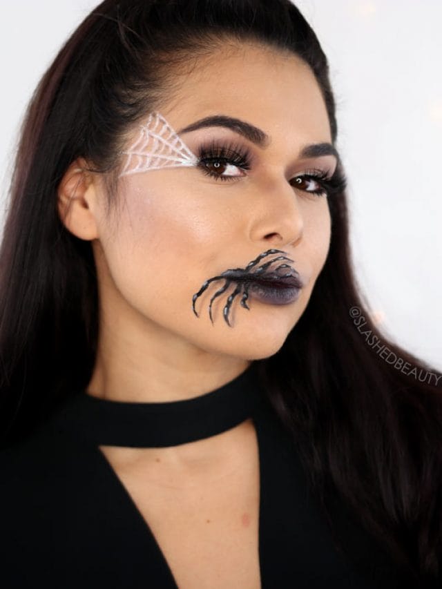 Spider & Web Halloween Makeup Tutorial