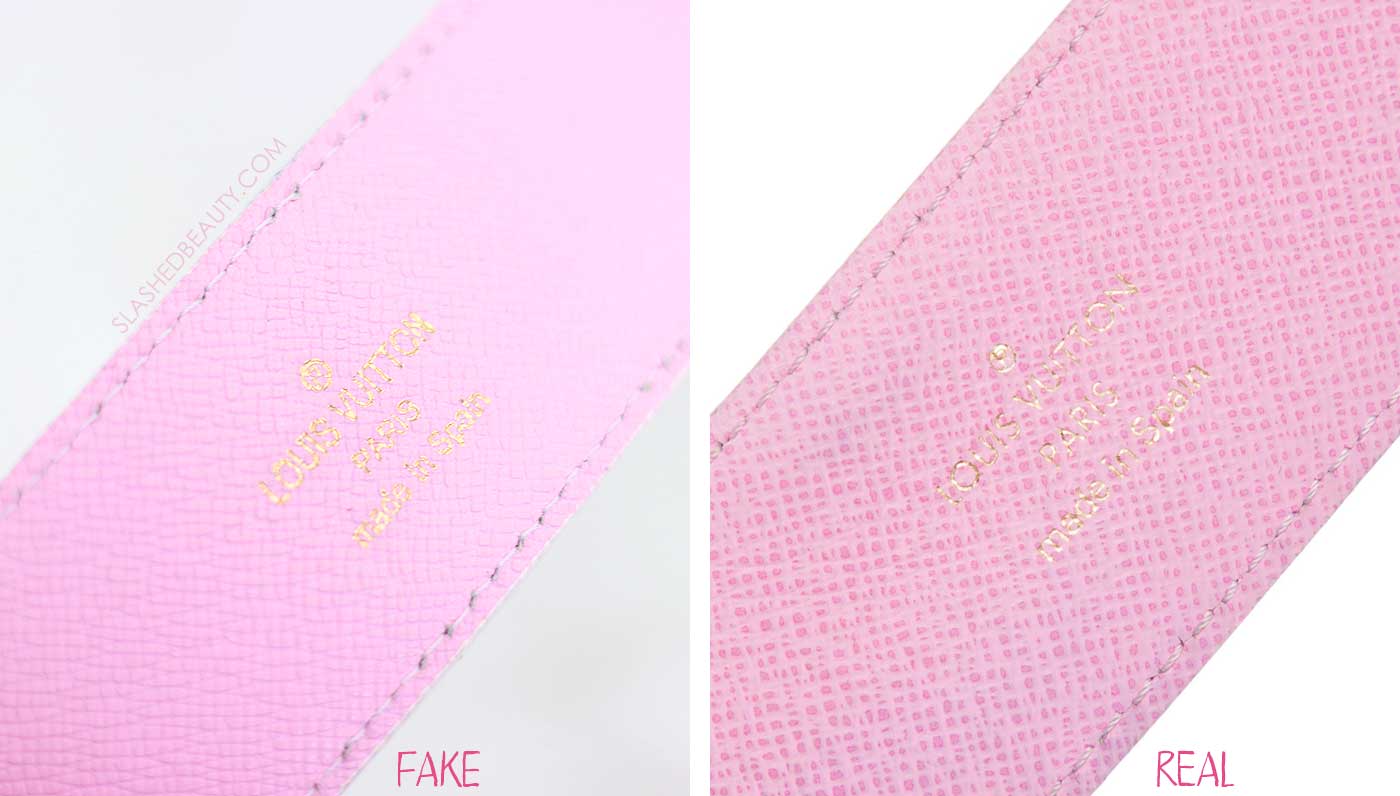 louis-vuitton-belt-real-vs-fake | Slashed Beauty How to Tell a Fake Louis Vuitton Belt in 5 Steps | How to Avoid Fake Louis Vuitton Scams | Real vs. Fake Louis Vuitton Belt | Slashed Beauty
