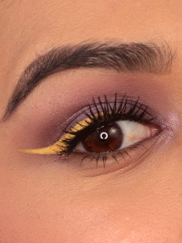 Purple & Yellow Pop Eye Makeup Tutorial