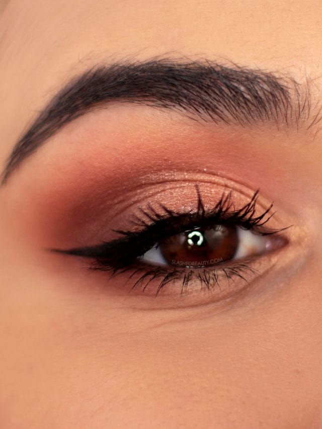 Peachy Glam Fall Eyeshadow Tutorial