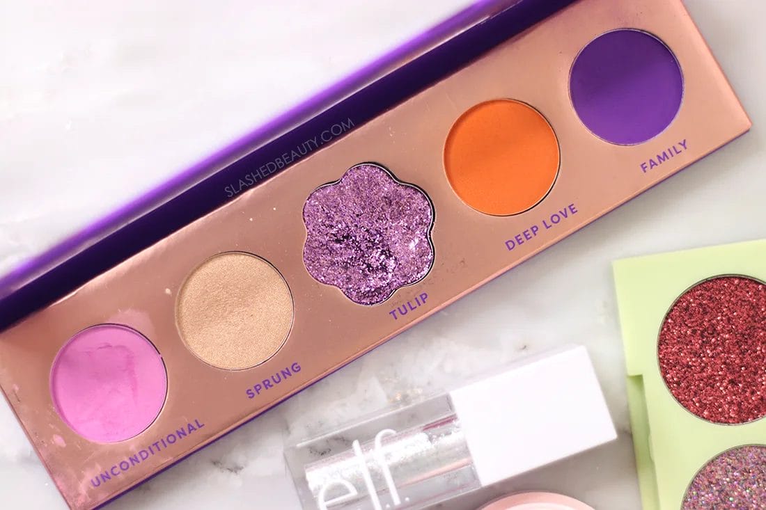 profusion-blooming-hues-teriffic-tulip | Slashed Beauty Profusion Blooming Hues Terrific Tulip Palette | The Best Budget Friendly Glitter Eye Makeup | Slashed Beauty