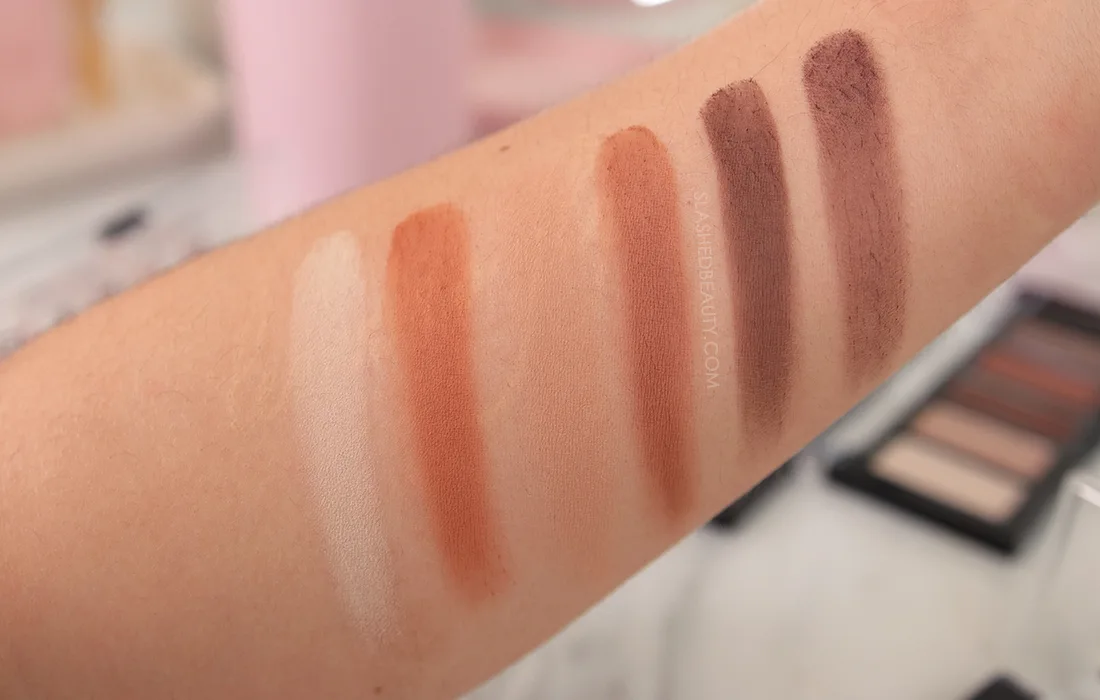 milani-gilded-mini-whisky-business-swatches | Slashed Beauty Milani Gilded Mini Palette Whisky Business Swatches | Slashed Beauty