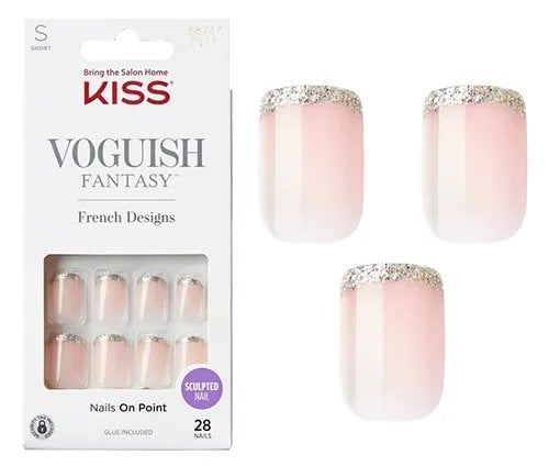 taylor-swift-evermore-inspired-nails | Slashed Beauty Kiss Voguish Fantasy French Designs - Bisous | Taylor Swift Evermore Inspired Press On Nails | Slashed Beauty