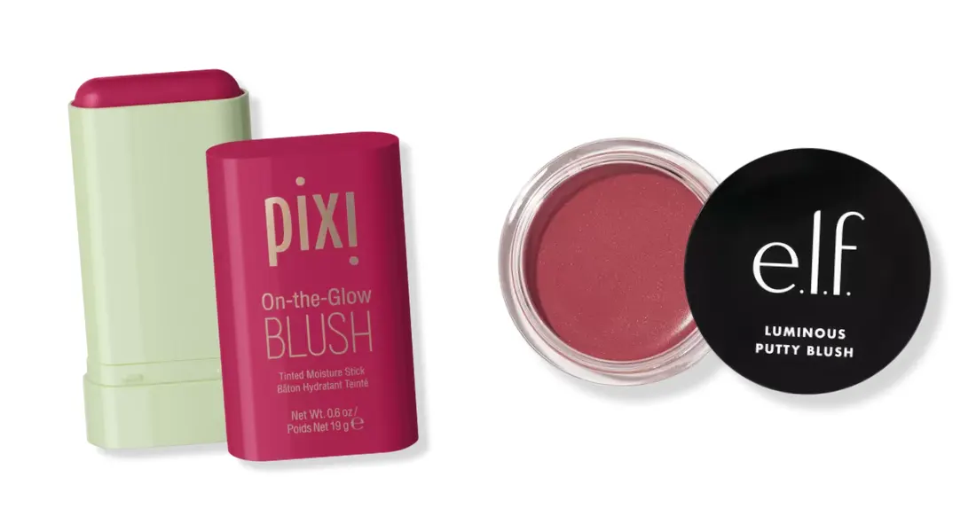 winter-color-season-blush-copy | Slashed Beauty Collage of blush for winter skin tones | Budget Friendly Winter Color Season Makeup | Slashed Beauty