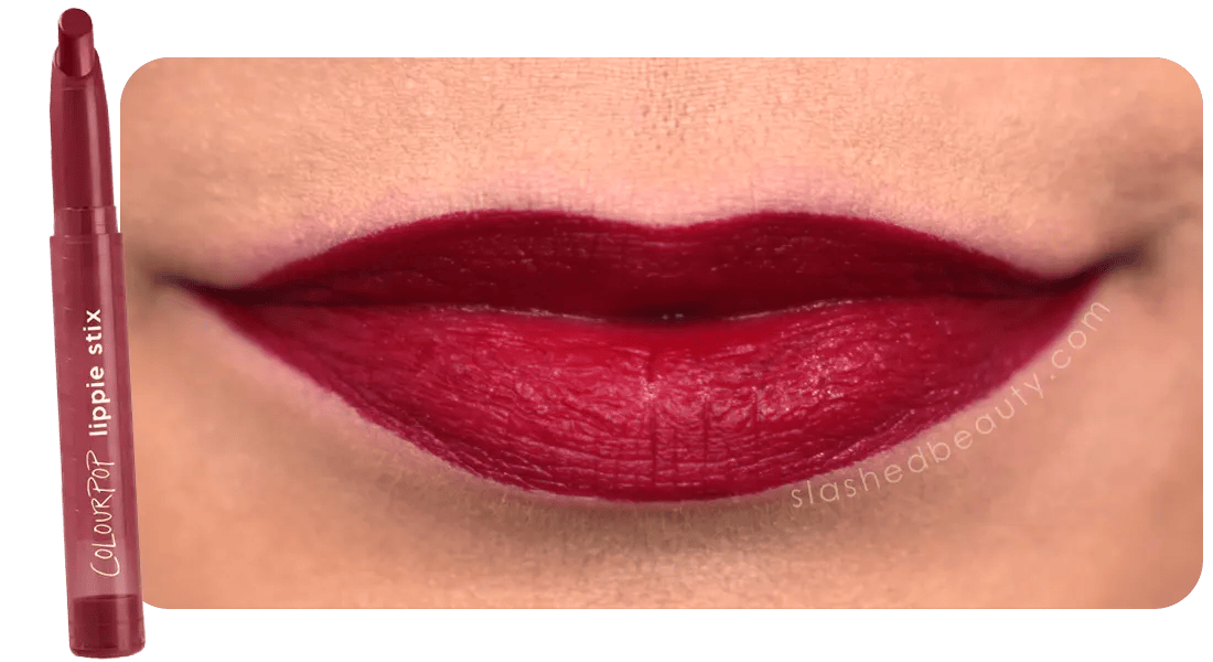 colourpop-bichette-swatch | Slashed Beauty ColourPop Lippie Stix in Bichette Lip Swatch Close Up | Slashed Beauty